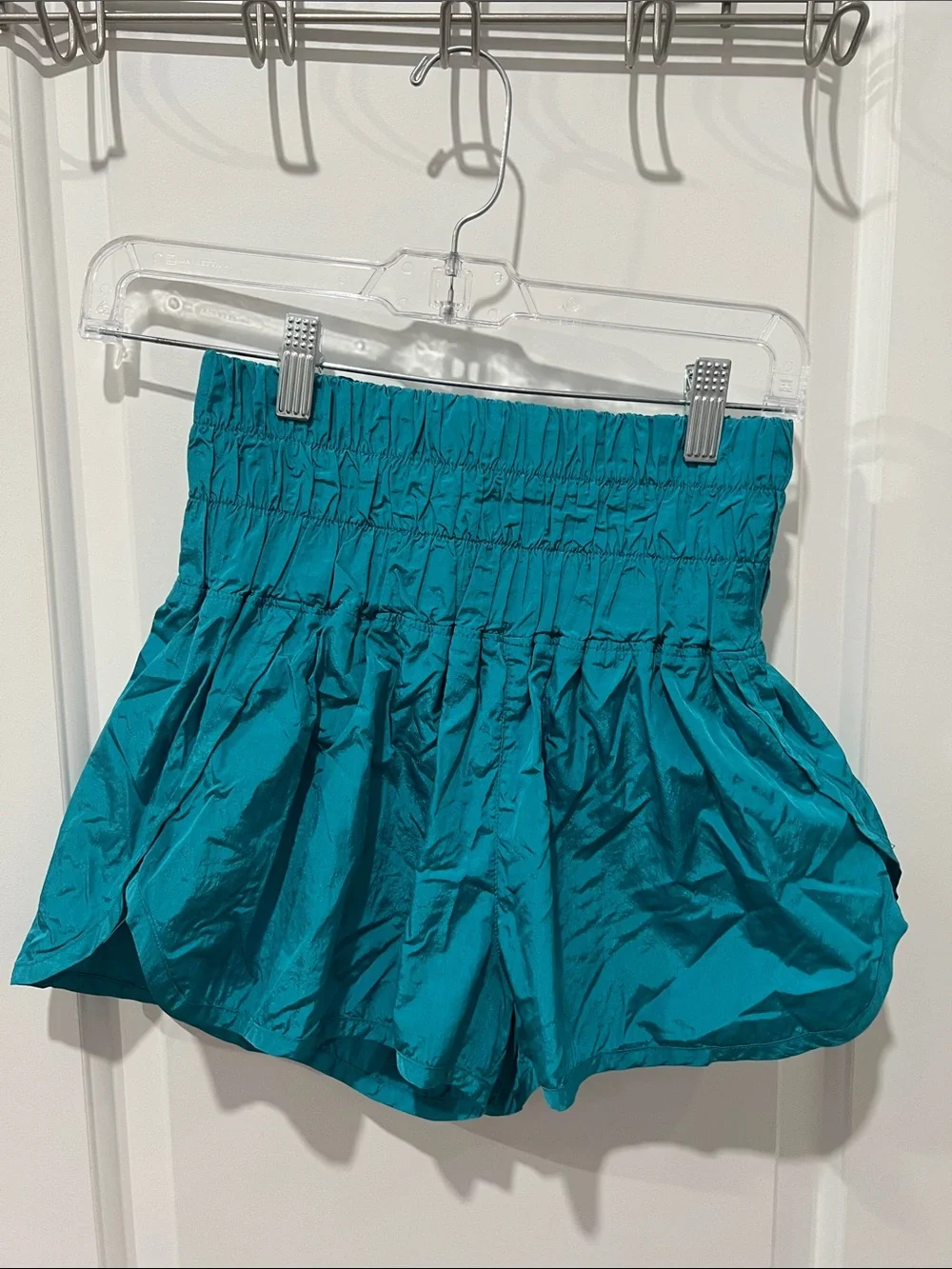 Free People Movement The Way Home Teal Athletic Shorts Size Small